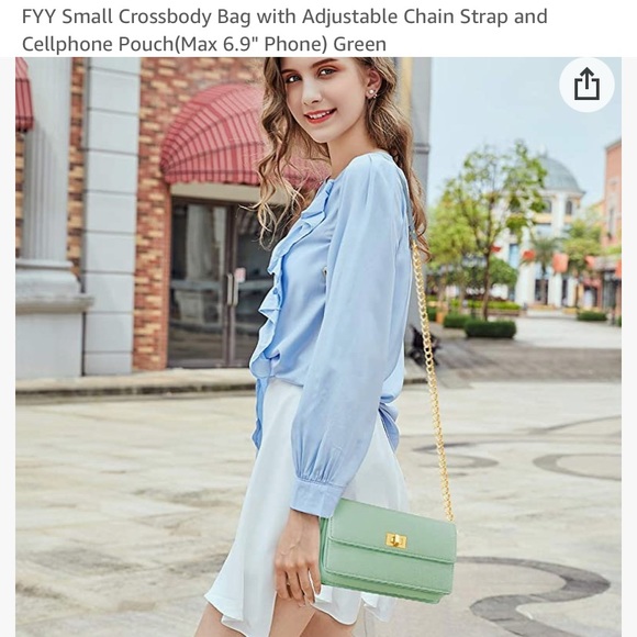 🛑 Green small bag that fits cellphone - Picture 5 of 16